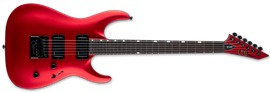 LTD MH-1000 Evertune  Candy Apple Red Satin 6-String Electric Guitar